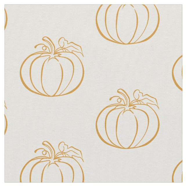 Tissu Automne Automne Citrouille Thanksgiving design (Fermer)