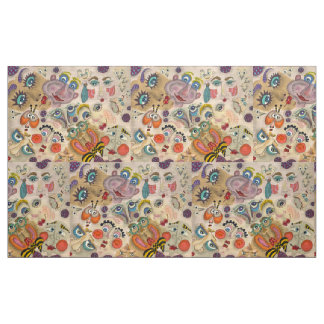 Tissu avec faces lunaires
