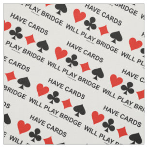 Tissu Ayez les cartes jouera des costumes de carte du