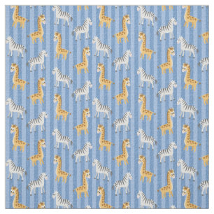 Tissu Baby Animals Jungle Safari