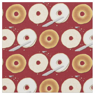 Tissu Bagels Petit Déjeuner Cuisine Enfants