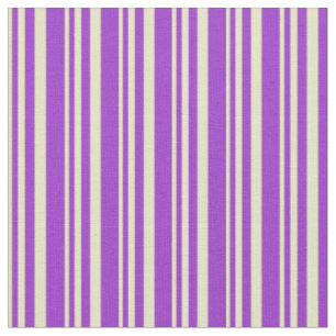 Tissu Baguette d'or pâle et bandes foncées orchidées