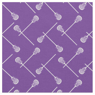 Tissu Baguettes blanches de crosse pourpre