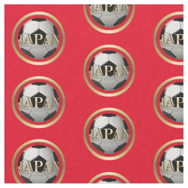Tissu Balle de football japonais (Fermer)