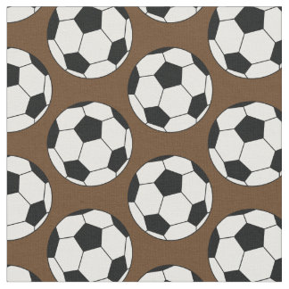 Tissu Balles de football Sports Brown