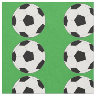 Tissu Ballon de football sur le vert