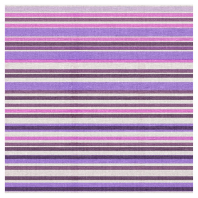 Tissu Bande pourpre et prune (Fermer)
