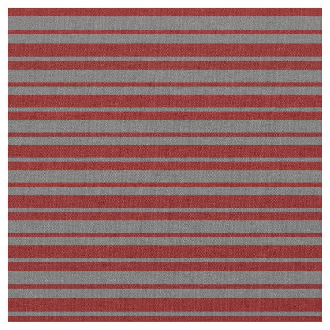 Tissu Bandes colorées Dim Grey et Maroon (Fermer)