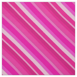 Tissu Bandes de bonbons en couches - rose et fuchsia