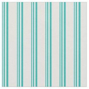 Tissu Bandes de couleur verte et cyan clair de la mer