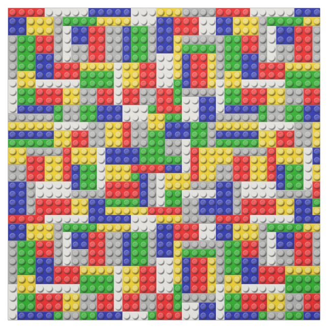 Tissu Bâtiments Couleur primaire Anniversaire/Fête du ga (Échantillon)