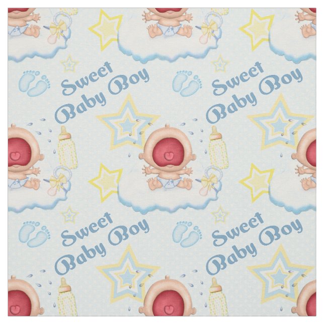 Tissu Bawling Baby Boy (Échantillon)