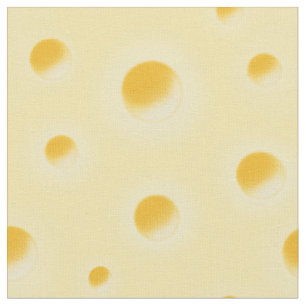 Tissu Beau fromage suisse Holey Cheesy