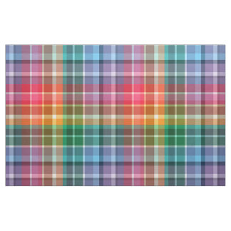 Tissu Beau plaid d'arc-en-ciel