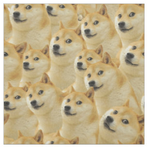 Tissu Beaucoup Wow Doge Shiba Inu Dogecoin Par le triage