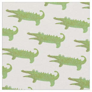 Tissu Bébé crocodile