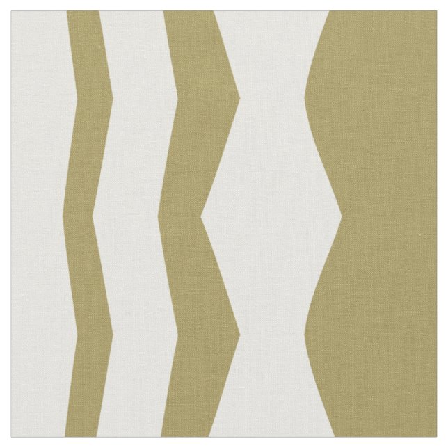 Tissu Beige et blanc géométrique (Fermer)