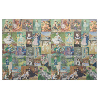 Tissu Belles et élégantes peintures Renoir