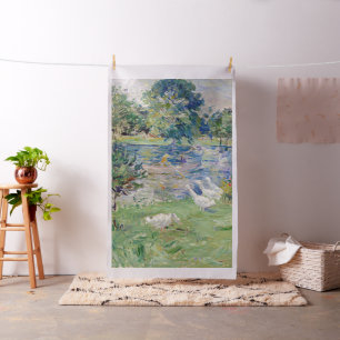 Tissu Berthe Morisot - Fille en bateau avec oie