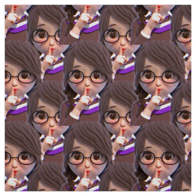 Tissu Bibliothécaire Fabric Cute Motif pour la courtepoi (Échantillon)