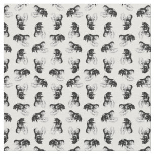 Tissu Bicyclette Vintage à cheval sur mesure BG COULEUR