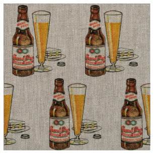Tissu Bière blonde professionnelle grande