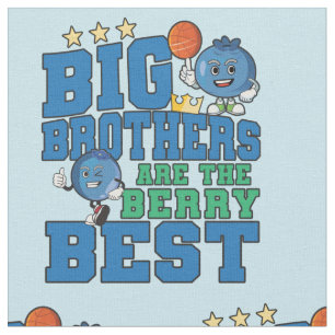 Tissu Big Brothers are the Berry Best - Blueberry Pun