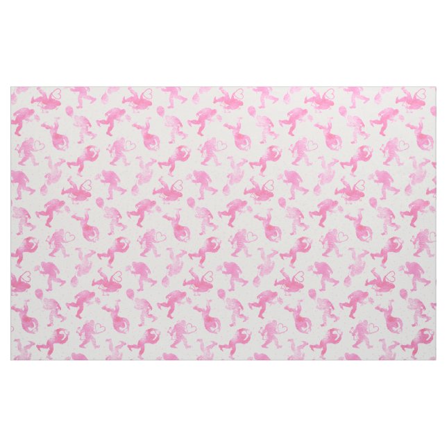 Tissu Bigfoot en amour (Fat Quarter)