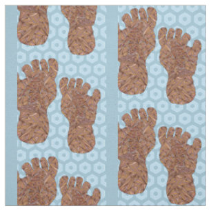 Tissu Bigfoot Sasquatch Track Crypto Fournitures artisan