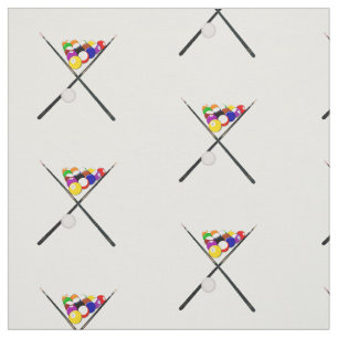 Tissu Billard et billes de piscine