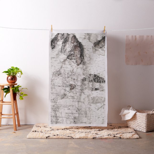 Tissu Birch bark pattern fabric (In Situ)