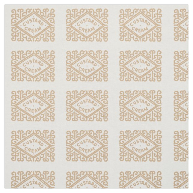 Tissu Biscuit crème de crème anglaise (Échantillon)