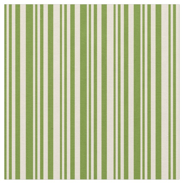Tissu Bisque et vert (Fermer)