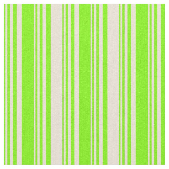 Tissu Bisque et vert (Fermer)
