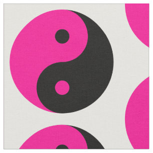 Tissu black pink yang