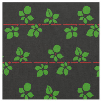 Tissu blackberry vine black