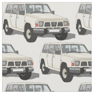 Tissu blanc du camion 4X4