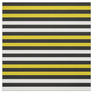 Tissu Blanche neige, or jaune, maille noire minuit
