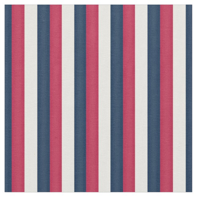 Tissu Blancs rouges et Bleus (petite échelle) (Fermer)