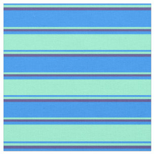 Tissu Bleu, Aquamarine et bleu ardoise foncée