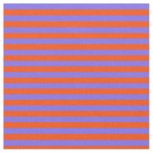 Tissu Bleu ardoise rouge et moyen Motif rayé/à liner