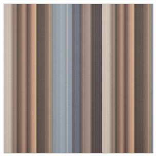 Tissu Bleu Brown Large bande de dégradé Motif moderne