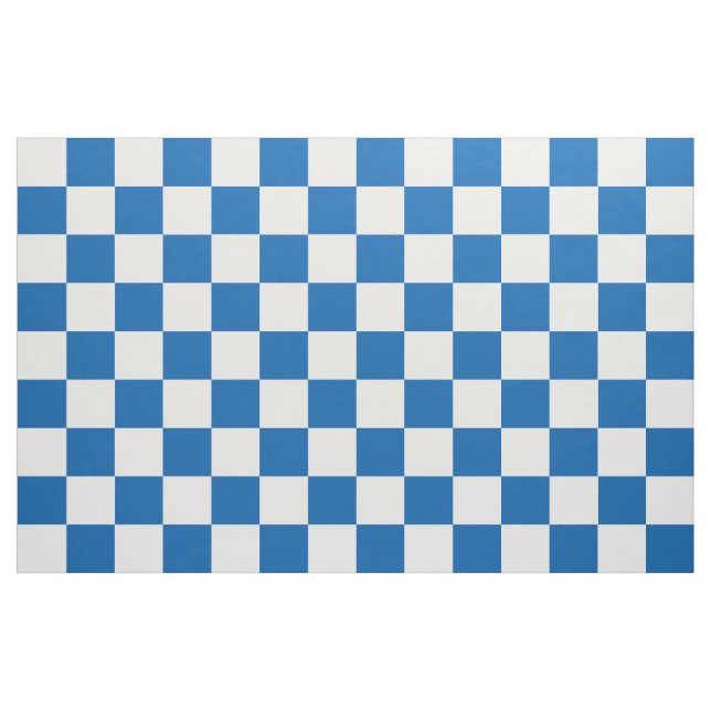 Tissu Bleu Checkered (Fat Quarter)