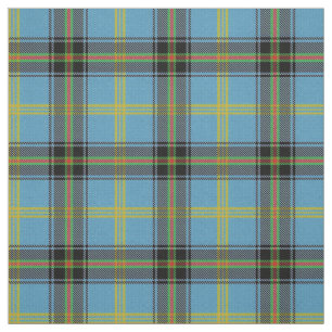 Tissu bleu classique de plaid de tartan de Bell de