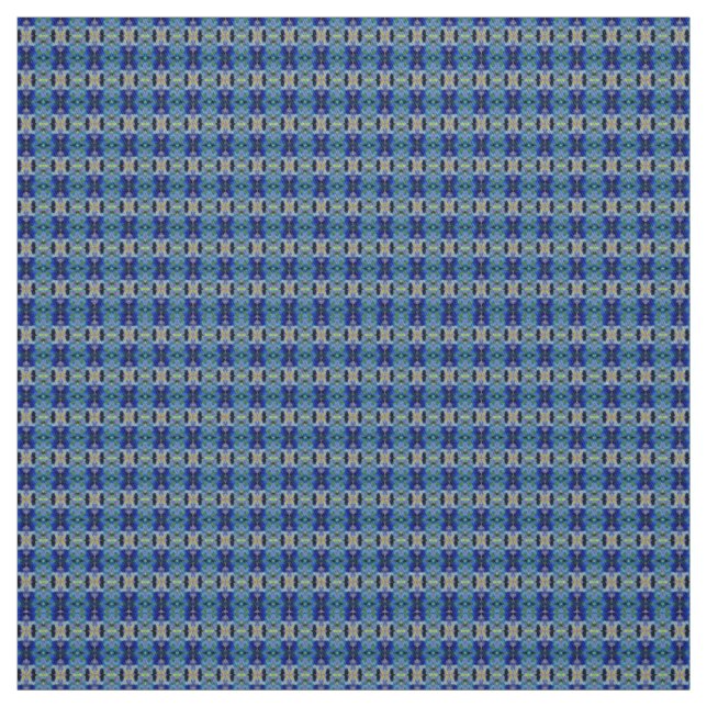 Tissu bleu de tapisserie (Échantillon)