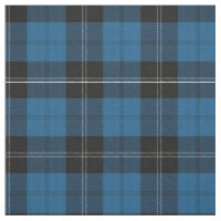 Tissu bleu de tartan de chasse de Ramsay Ramsey de