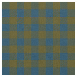 Tissu Bleu et vert   Couleurs d'automne   Plaid Buffalo