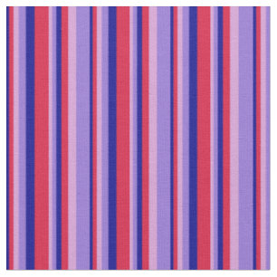 Tissu Bleu foncé, Crimson, Plum et Purple