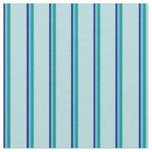 Tissu Bleu foncé, Turquoise, Cyan foncé et Bleu en poudr
