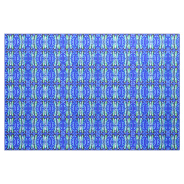 Tissu Bleu frais (Yard)